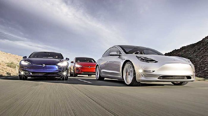 American electric cars broke in 2017 a new record
