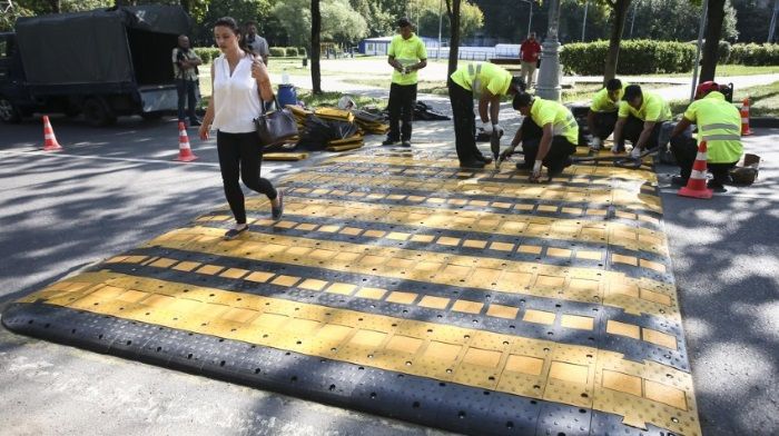 In Russia there will be high pedestrian crossings