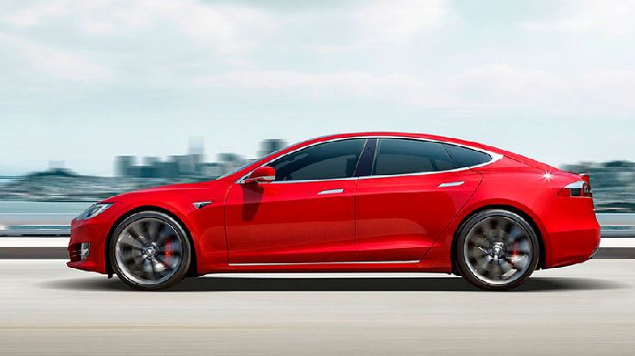 Tesla patented a device for quick replacement of batteries