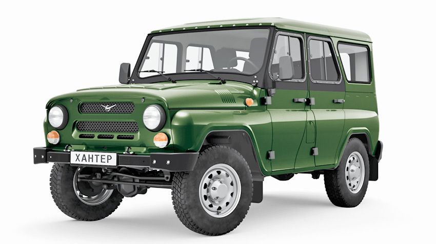 UAZ hunter 1 March is the truck and went up