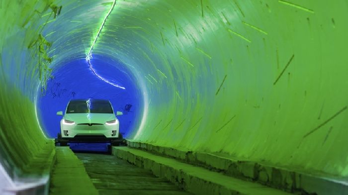 Elon Musk introduced the first underground tunnel for cars