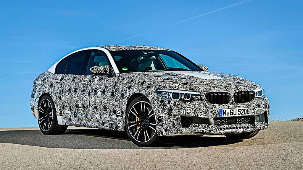 BMW M5 – details in camouflage