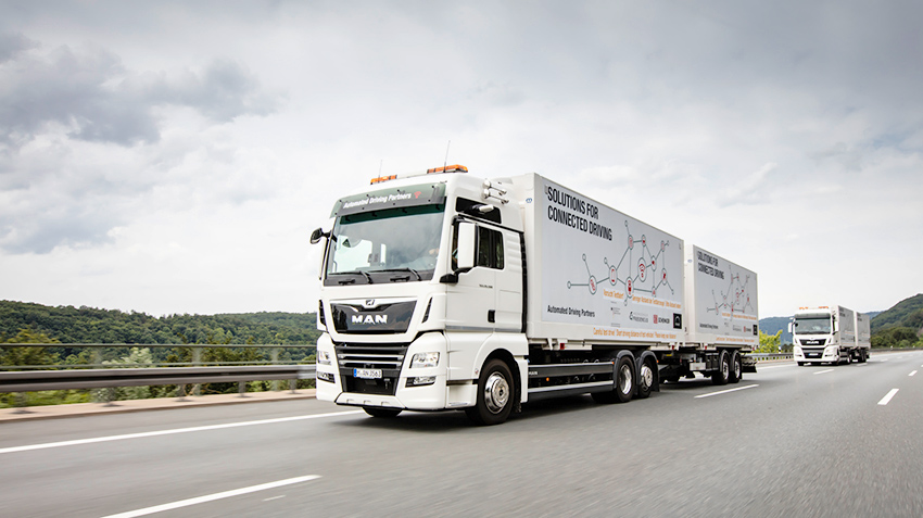 MAN experiences a semi-Autonomous Convoy