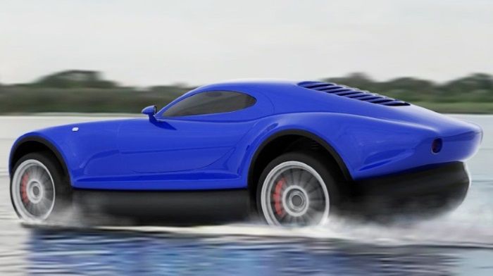 Russia has developed a floating sports car "Egalet"