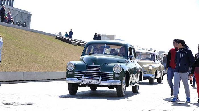In honor of Astronautics held a retro-rally