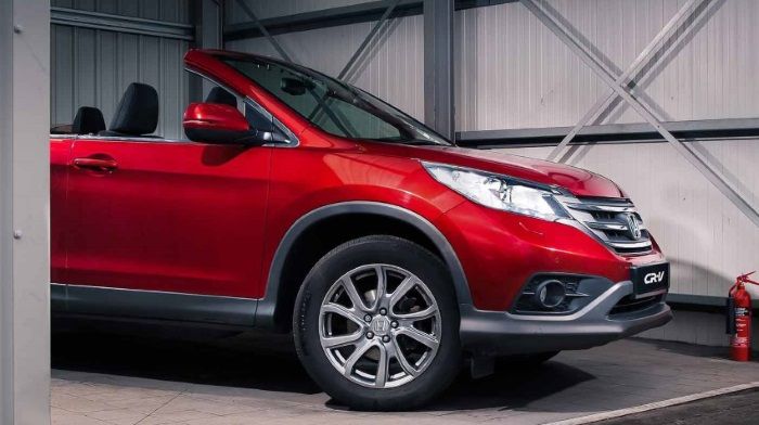 Honda introduced a convertible version of the crossover CR-V
