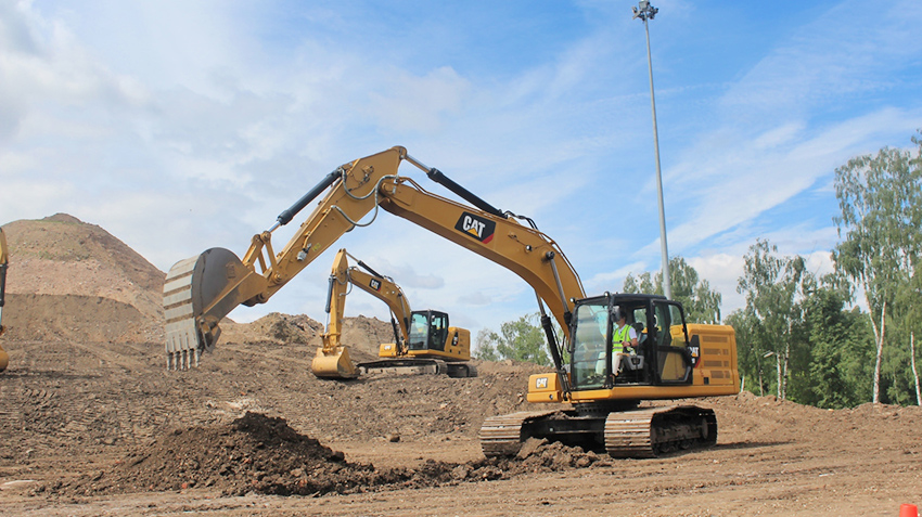 Caterpillar earth-moving innovation