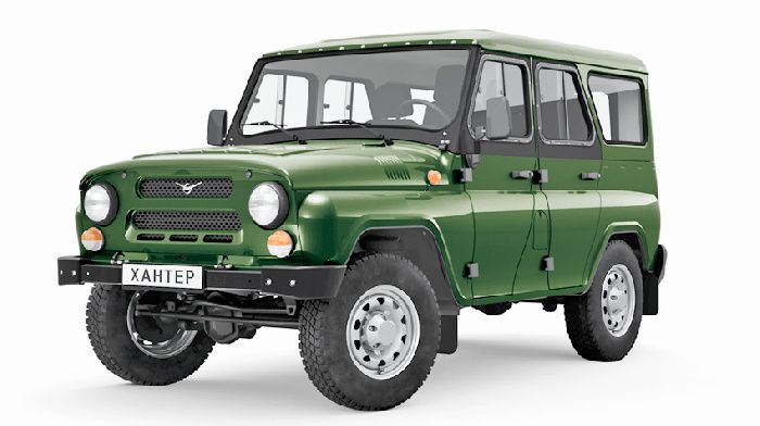 UAZ hunter 1 March is the truck and went up