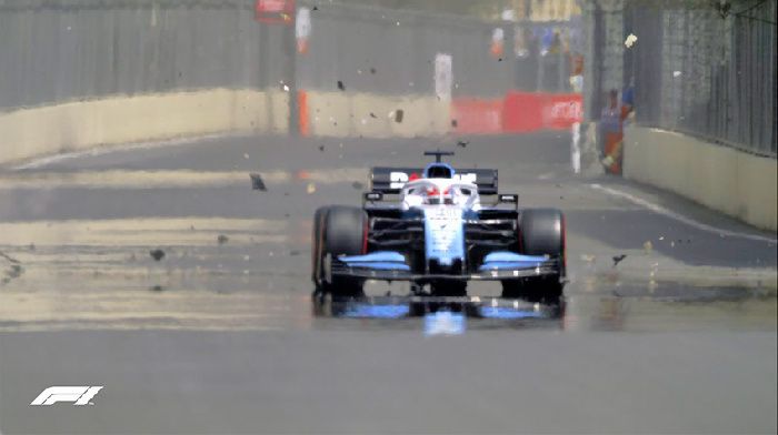Formula 1 – free practice of Grand Prix of Azerbaijan, the accident occurred
