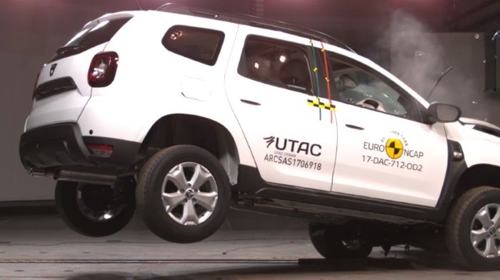 The new Duster has received a Euro NCAP rating