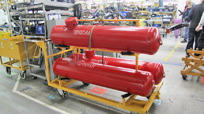 In Russia, a spike in the price of propane-butane