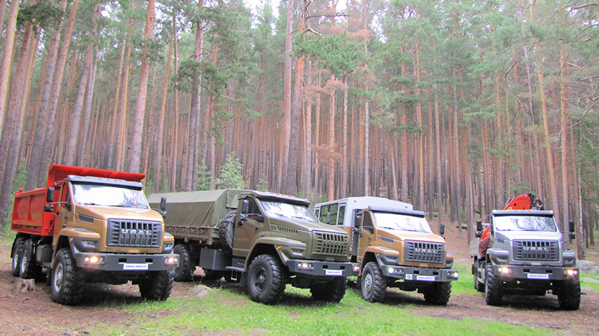 Trucks in April continued fading growth