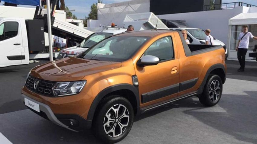 New Renault Duster was turned into a pickup