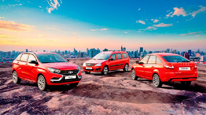 VAZ released a limited edition version of the LADA models with the hashtag #CLUB