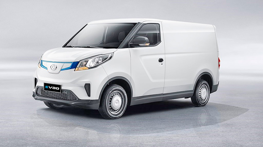 Chinese SAIC introduced the first 400-kilometer electroforged LDV EV30 for Europe