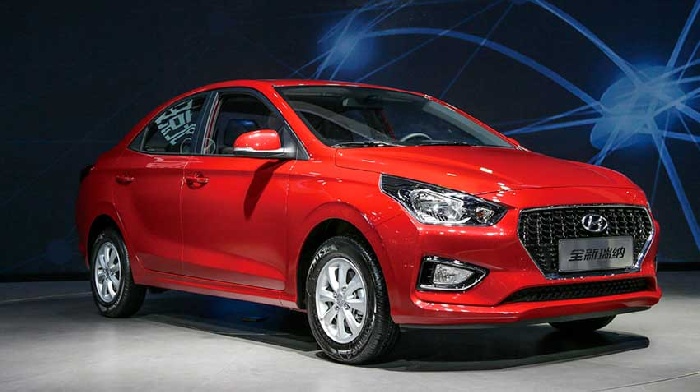 Hyundai has unveiled a budget saloon for China