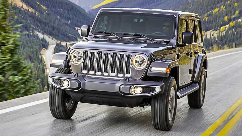 Jeep Wrangler is lighter and more modern