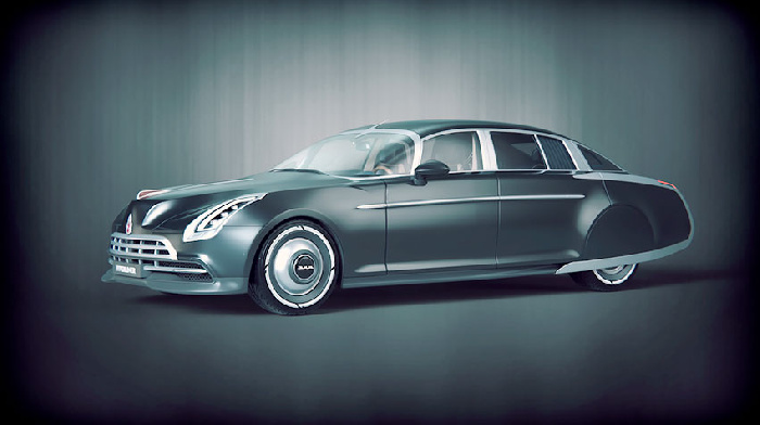 The project of GAZ-12 ZIM Hyperliner defies the "Aurus"