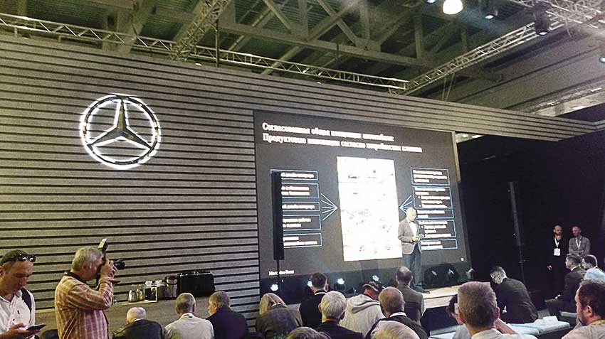Comtrans 2019 began with a press conference, Mercedes-Benz Vans