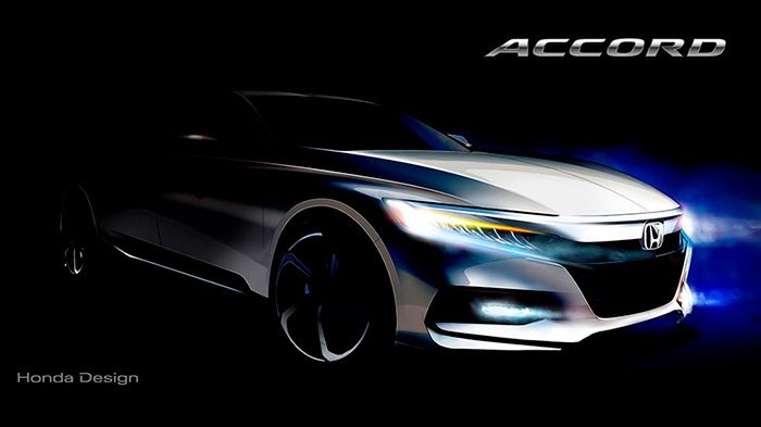 Honda Accord 2018 – the first teaser