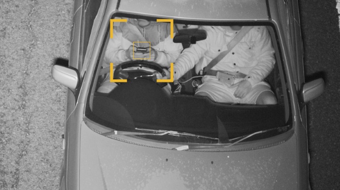 Camera learned to watch out for using phone while driving