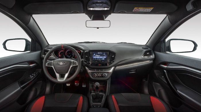 Published the first interior pictures of the Lada Vesta Sport
