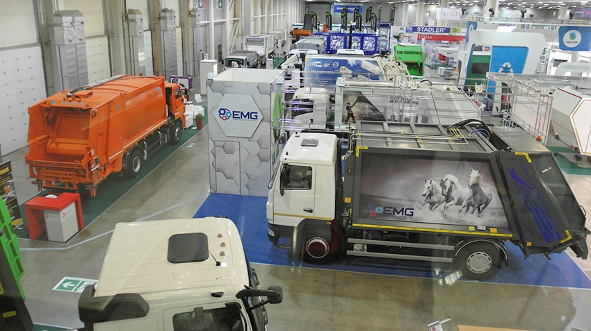 Festival garbage trucks held at the exhibition "WasteTech-2019"