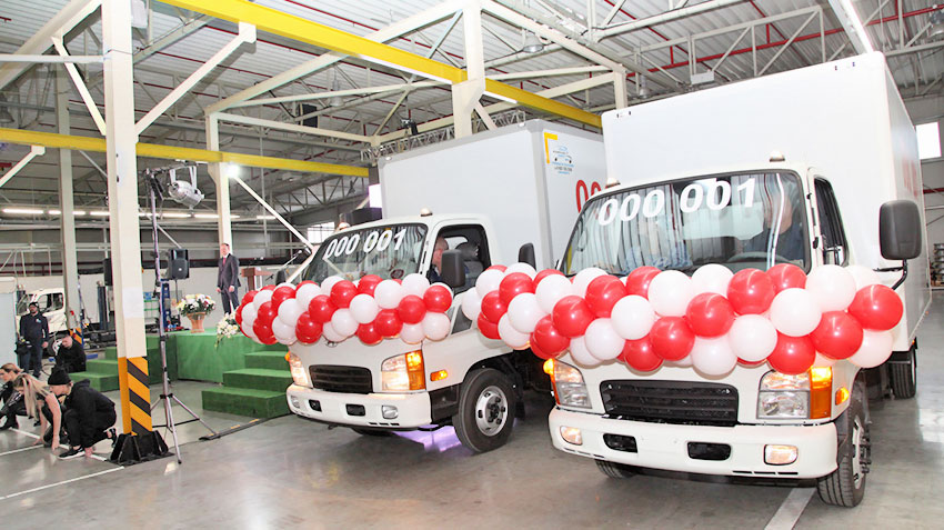 "Avtotor" started the full-cycle lorry Hyundai HD35 and HD35City