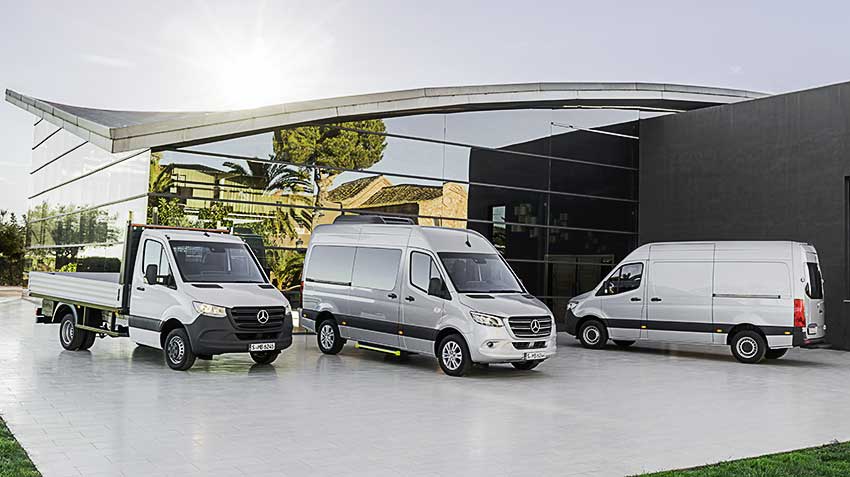 The third generation Mercedes-Benz Sprinter will be the champion of modularity