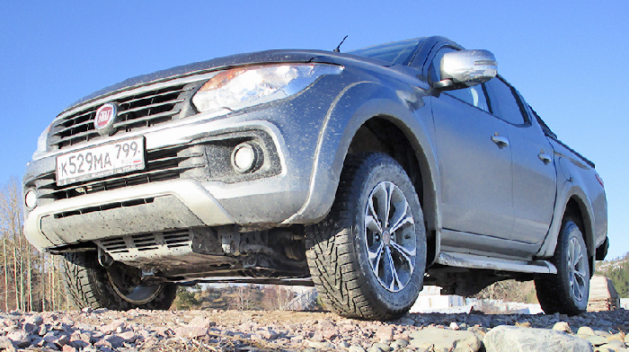 Pickup Fiat Fullback summed rusty rivets on the bandwagon