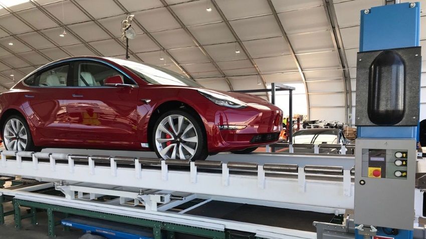 Tesla stopped checking brake Model 3
