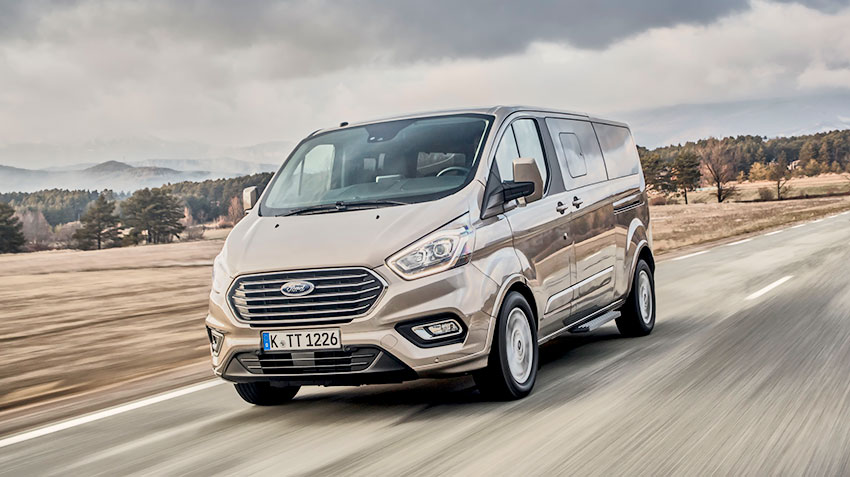The restyled Ford Trasit Custom reached Russia