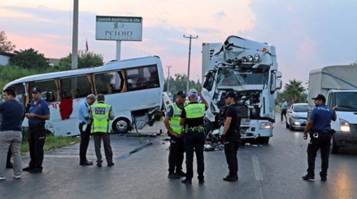 In the accident in Antalya injured 13 tourists from Russia