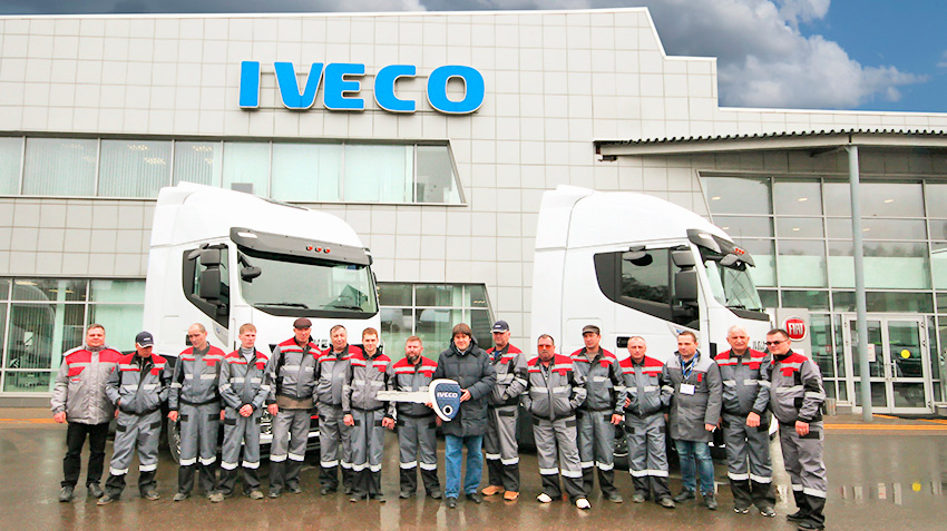 The first batch of new gas trucks IVECO Stralis NP 460 shipped for "agribusiness"