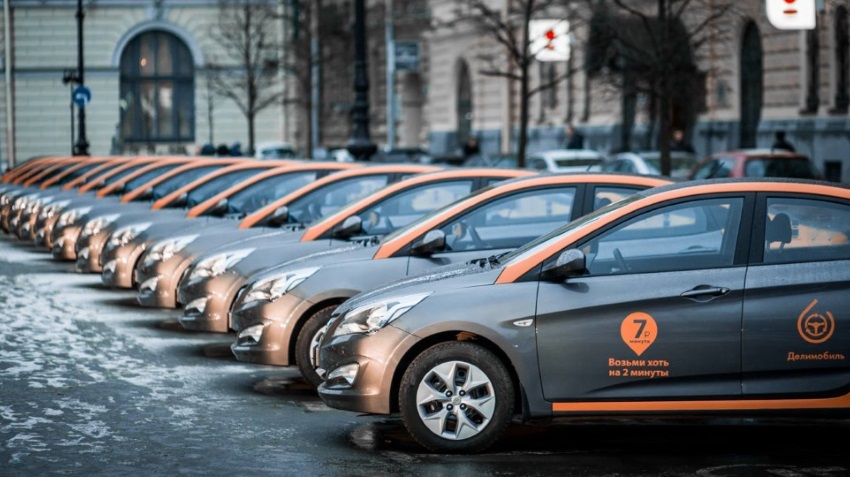Moscow Park the car-share was the largest in Europe