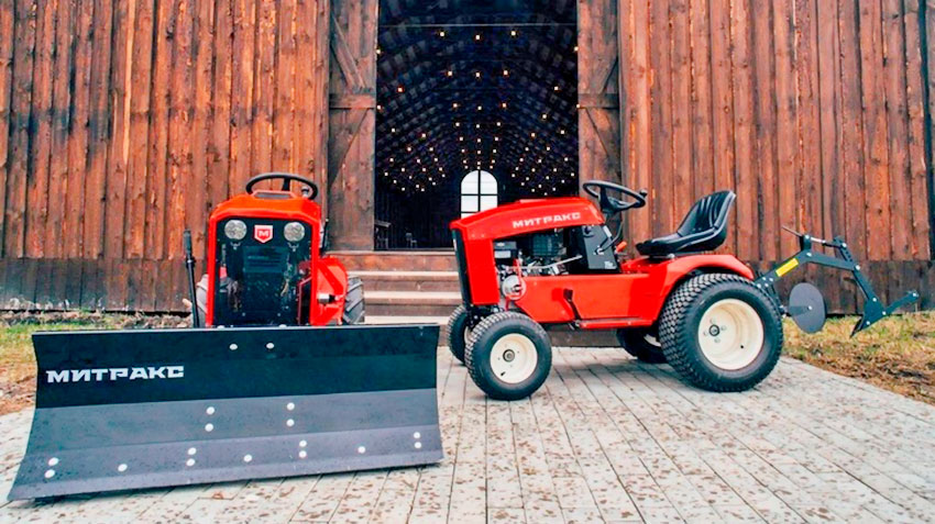 In St. Petersburg released the first Russian garden tractor Mitrax T-10