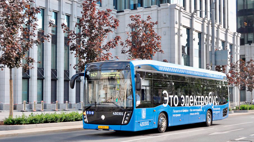 Moscow buses have reached their ninth route