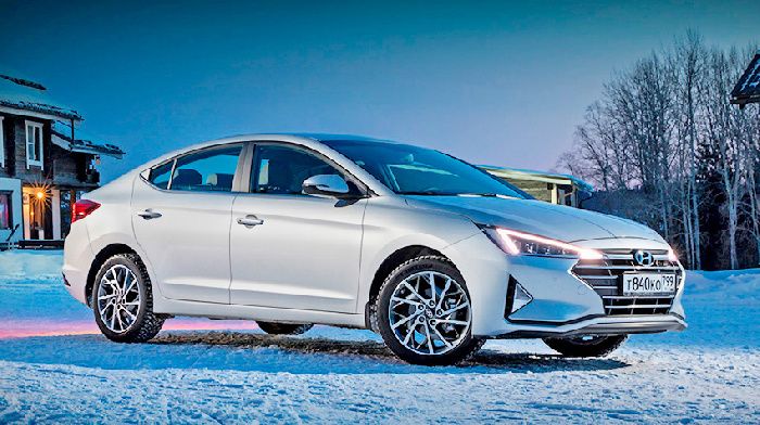 Fifth Hyundai Elantra refreshed "face"