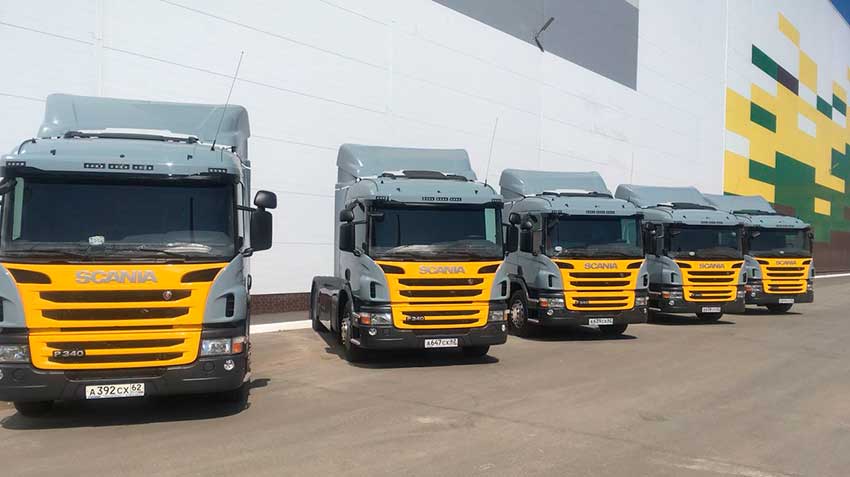 "Scania-Rus" transferred GK "grain holding" gas tractors