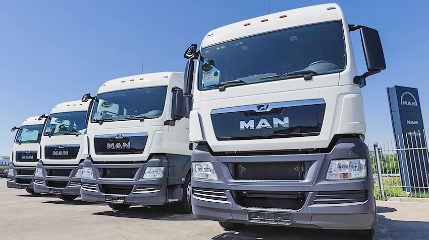 MAN showed in the exhibition EXPOBUILDING-2019 safe trucks