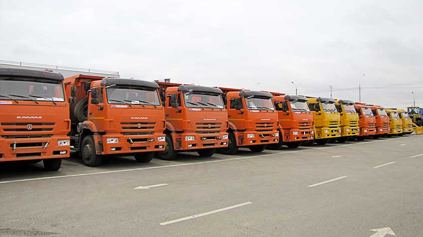 Trucks in Russia, more than 3.5 million