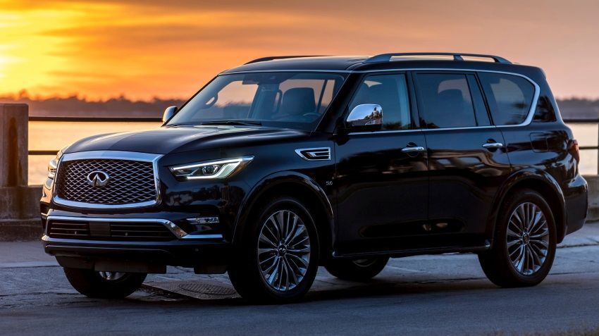 The updated Infiniti QX80 once again became the affordable car segment