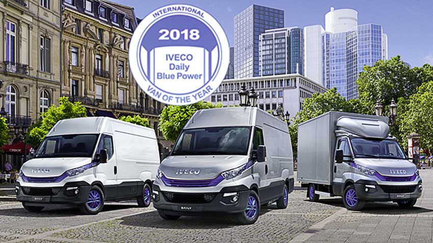 Environmentally friendly IVECO Daily Blue Power won another title of "international van of the year 2018"