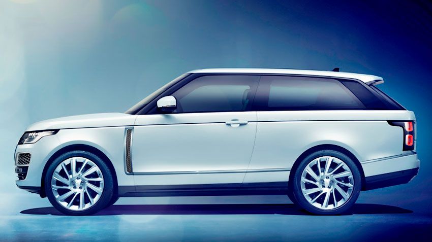 Land Rover sequestered anniversary three-door Range Rover Coupe SV