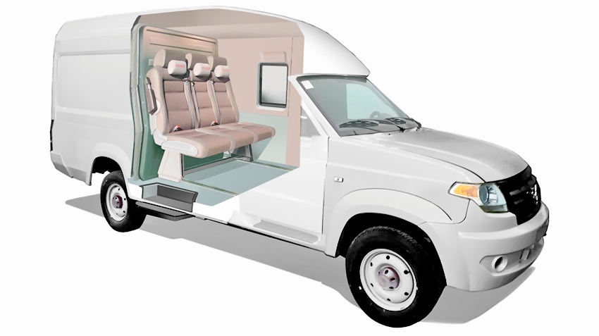 UAZ-1288 will be a cargo version of the lorry Profi