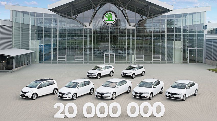 Škoda has produced 20 million vehicles
