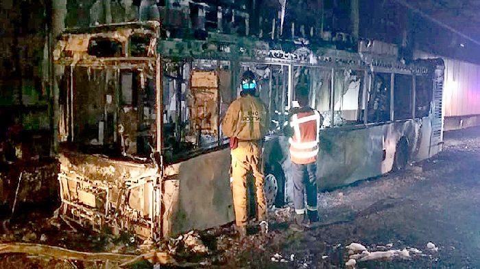 In the tunnel of Moscow burned bus