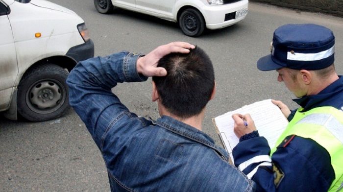 For leaving the scene of an accident want to be fined for 5 thousand.