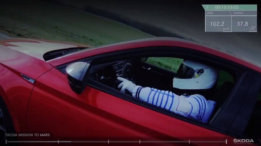 Skoda Superb was sent to Mars