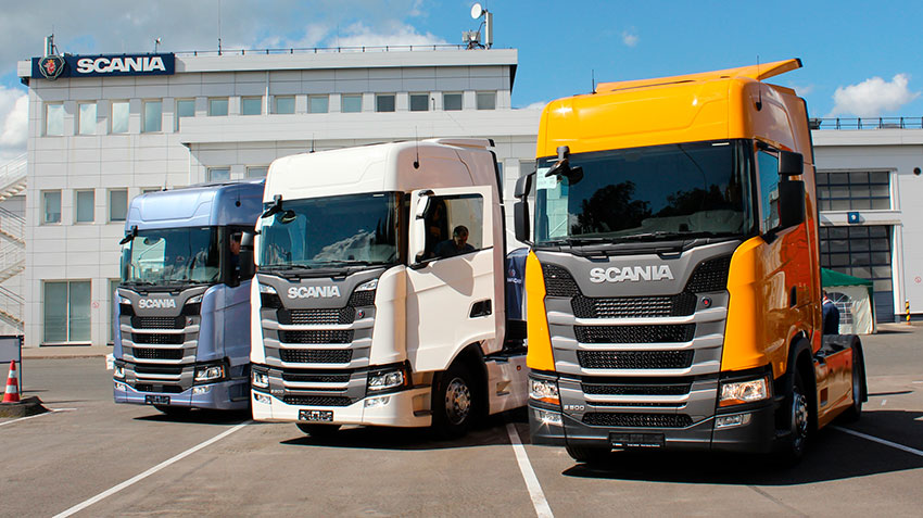The Russian debut of the new generation Scania